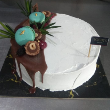Blueberry Cheese Iced Cake - Igor's Pastry & Cafe Surabaya | Bakery, Pastry, & Oleh-Oleh Premium Surabaya products